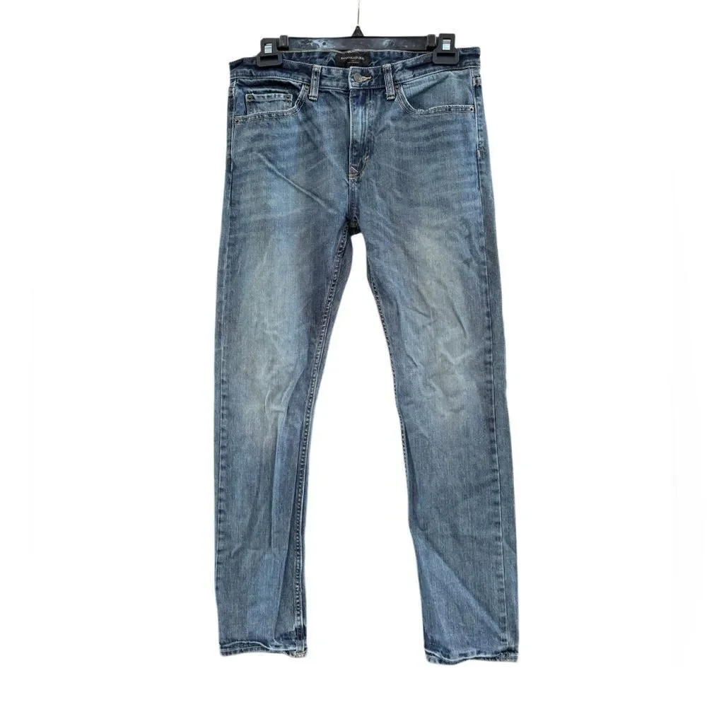 Banana Republic Men's Slim Straight 100% Cotton Denim Jeans Size 32x32